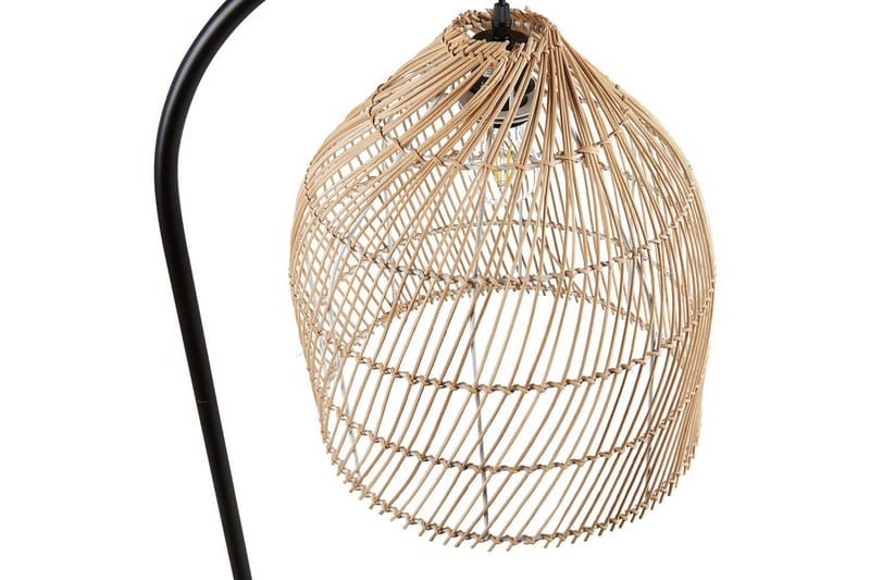 Lakskol Golvlampa 165 cm - Svart/Natur - Products - Belysning - Lampor & belysning inomhus - Golvlampa