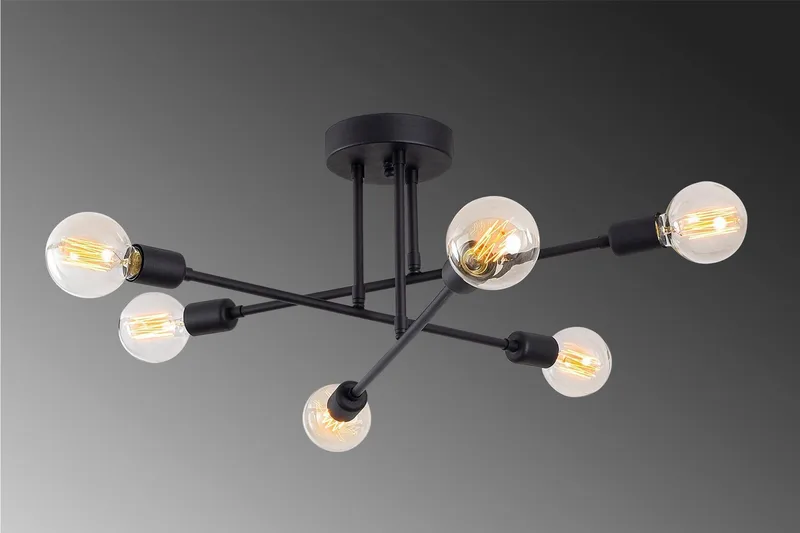 Opviq Tel Stor Taklampa Plafond - Vardagsrum - Sovrum - Kök - Svart - Products - Belysning - Lampor & belysning inomhus - Taklampa & takbelysning