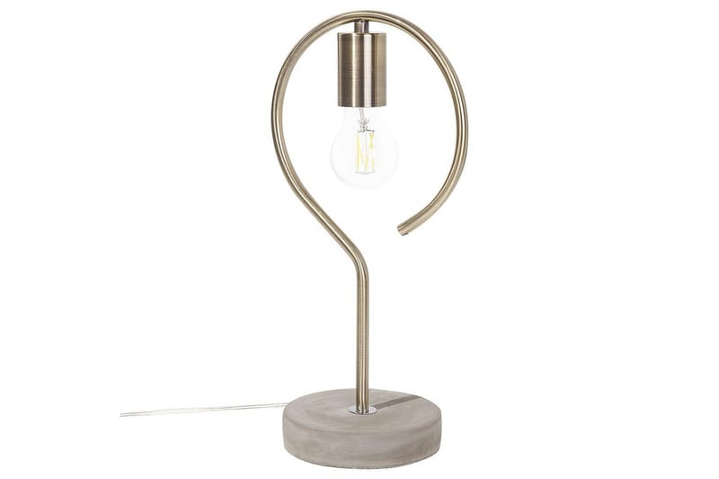 Narcissus Bordslampa 40 cm E27 - Mässing/Grå - Products - Belysning - Lampor & belysning inomhus - Sovrumslampa - Sänglampa - Sängbordslampa