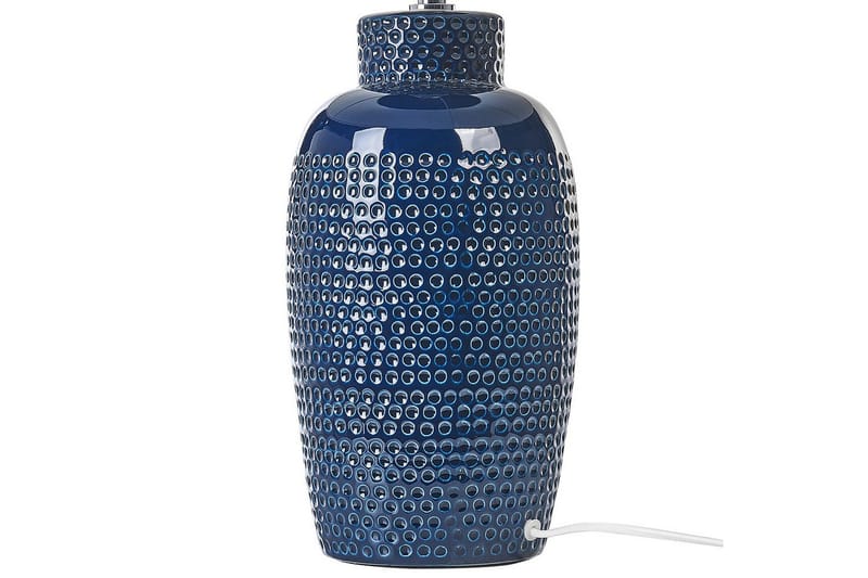 Samoste Bordslampa 53 cm E27 - Marinblå/Vit - Products - Belysning - Lampor & belysning inomhus - Sovrumslampa - Sänglampa - Sängbordslampa