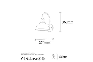 Vägglampa Masatsune Svart / Antik - Svart / Antik - Products - Belysning - Lampor & belysning inomhus - Sovrumslampa - Sänglampa - Sänglampa vägg