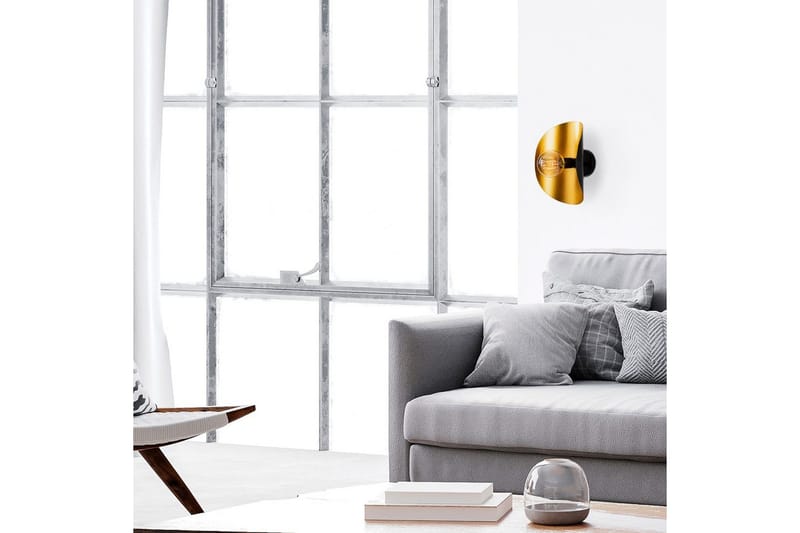 Vägglampa Sugana Giada Svart / Rany - Guld/Svart - Products - Belysning - Lampor & belysning inomhus - Sovrumslampa - Sänglampa - Sänglampa vägg