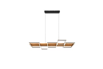 Harper LED Taklampa mattsvart/ trä - Trä - Products - Belysning - Lampor & belysning inomhus - Taklampa & takbelysning - Kökslampa & taklampa kök