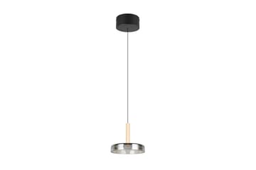Pendel TRIO Celeste 1-del, Mattsvart/kromad/trä - 1-del, Mattsvart/kromad/trä - Products - Belysning - Lampor & belysning inomhus - Taklampa & takbelysning - Kökslampa & taklampa kök