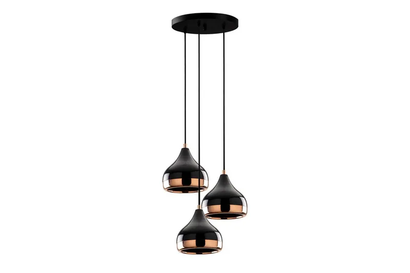 Taklampa Sood Koppar / Svart, Koppar / Svart
