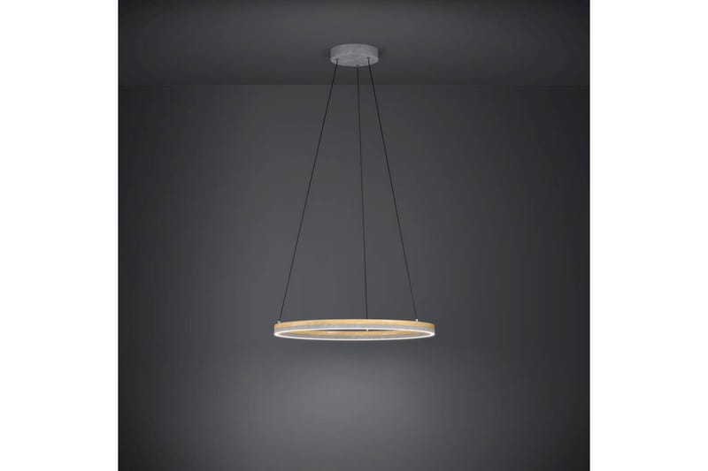 Takpendel Eglo Cadinaro Grå/Trä Rondell - Products - Belysning - Lampor & belysning inomhus - Taklampa & takbelysning - Pendellampa & hänglampa