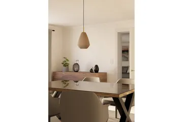 Takpendel Eglo Caprarola - Beige/Mässing - Products - Belysning - Lampor & belysning inomhus - Taklampa & takbelysning - Pendellampa & hänglampa