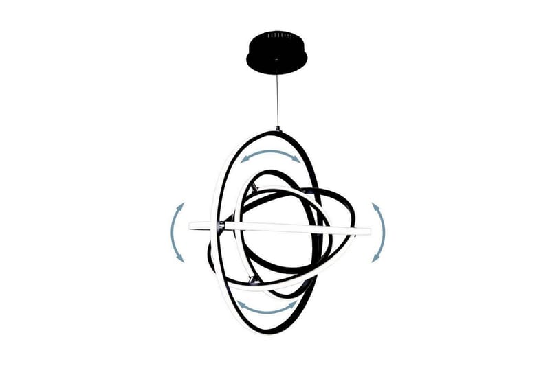 Takpendel Eglo Retornio Svart/Vit 58 cm - 58 cm - Products - Belysning - Lampor & belysning inomhus - Taklampa & takbelysning - Pendellampa & hänglampa