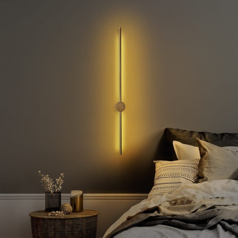 Vägglampa Glavo 91 cm - Guld - Products - Belysning - Lampor & belysning inomhus - Vägglampa - Väggplafond