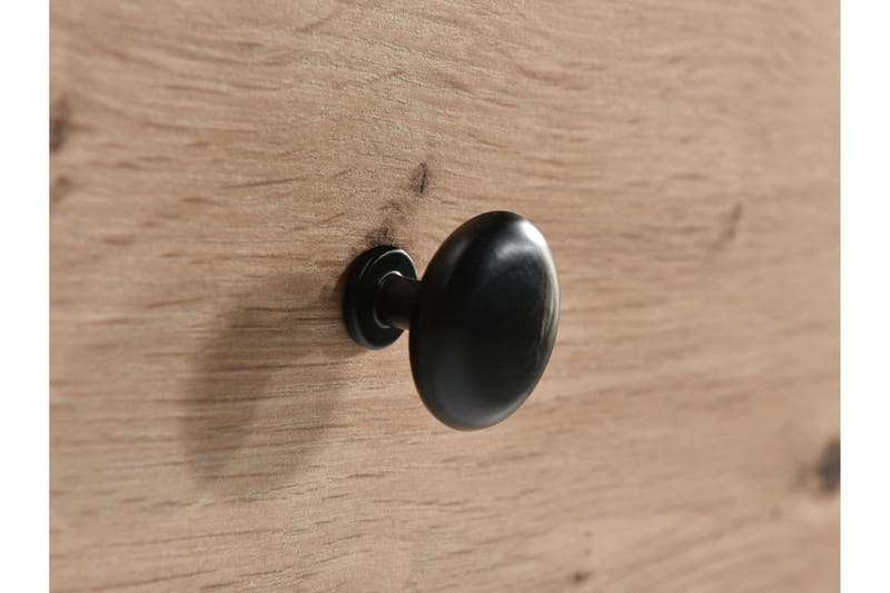 Aldbrough Garderob med Spegel 150x213 cm - Brun/Svart - Products - Förvaring - Garderober & garderobssystem