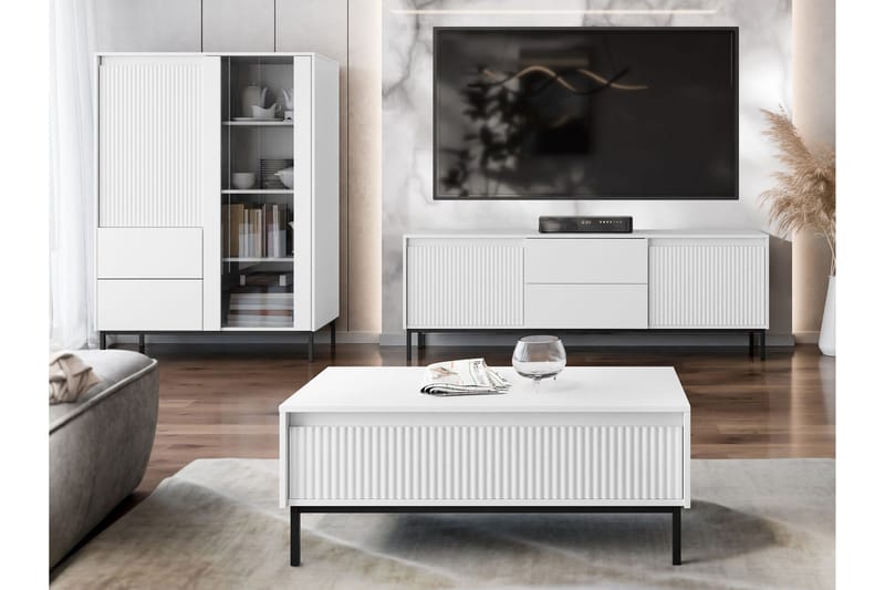 Bjurholm Möbelset För Vardagsrum - Vit - Products - Förvaring - Förvaringsmöbler - Möbelset för vardagsrum