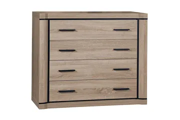 Dallas Skänk 107x43,5x91 cm LED-belysning - Beige/Grå - Products - Förvaring - Förvaringsmöbler - Sideboard & skänk
