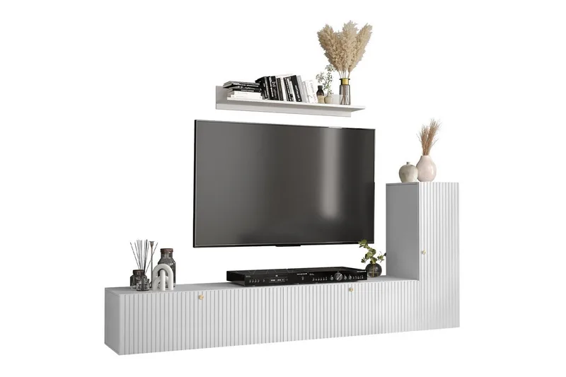 Dunvegan Möbelset För Vardagsrum White