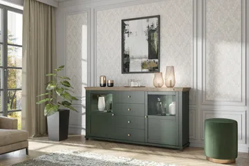 Ivreri Sideboard 42x181 cm - Khaki/Natur - Products - Förvaring - Förvaringsmöbler - Sideboard & skänk