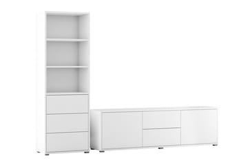 Kintore Möbelset För Vardagsrum White - Products - Förvaring - Förvaringsmöbler - Möbelset för vardagsrum