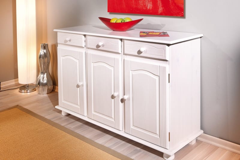 Leksand Skänk 130 cm - Vit - Products - Förvaring - Förvaringsmöbler - Sideboard & skänk
