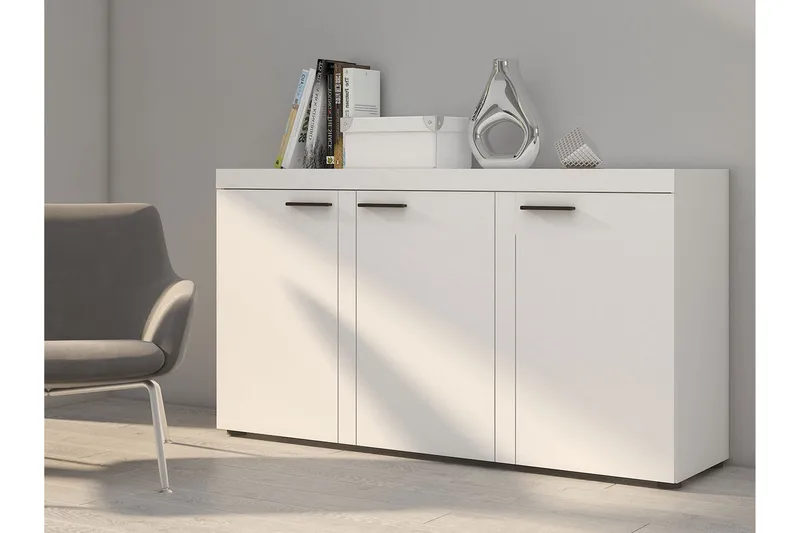 Rumba Skänk 148,8x40,3x82 cm LED-belysning - Vit - Products - Förvaring - Förvaringsmöbler - Sideboard & skänk