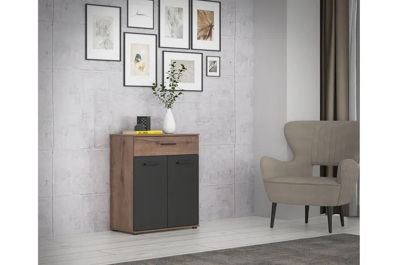 Sredets Sideboard 34x70 cm - Brun/Svart - Products - Förvaring - Förvaringsmöbler - Sideboard & skänk