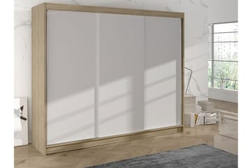 Cyria Garderob 200x215 cm - Beige/Vit - Products - Förvaring - Garderober & garderobssystem - Garderobsskåp