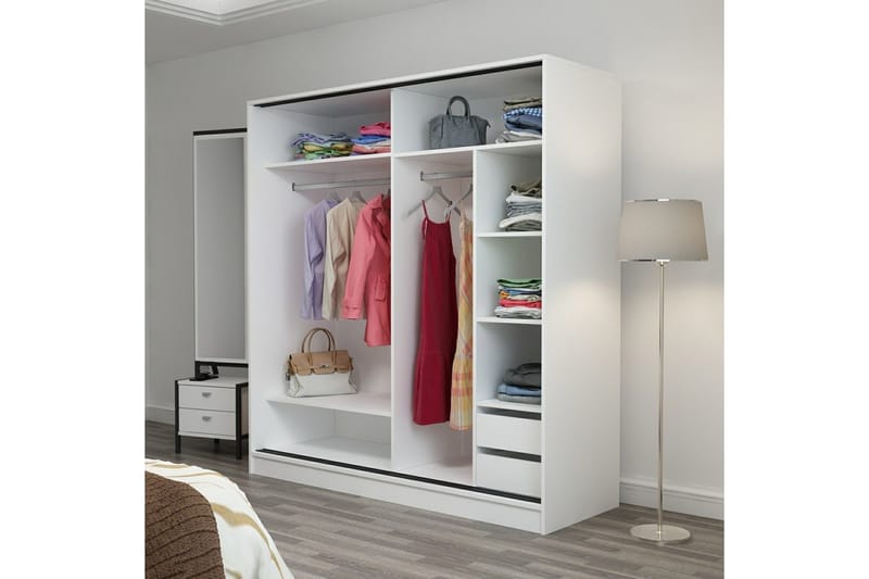 Fruitland Garderob 180 cm - Antracit - Products - Förvaring - Garderober & garderobssystem - Garderobsskåp