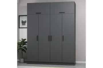 Fruitland Garderob 180 cm - Antracit - Products - F örvaring - Garderober & garderobssystem - Garderobsskåp