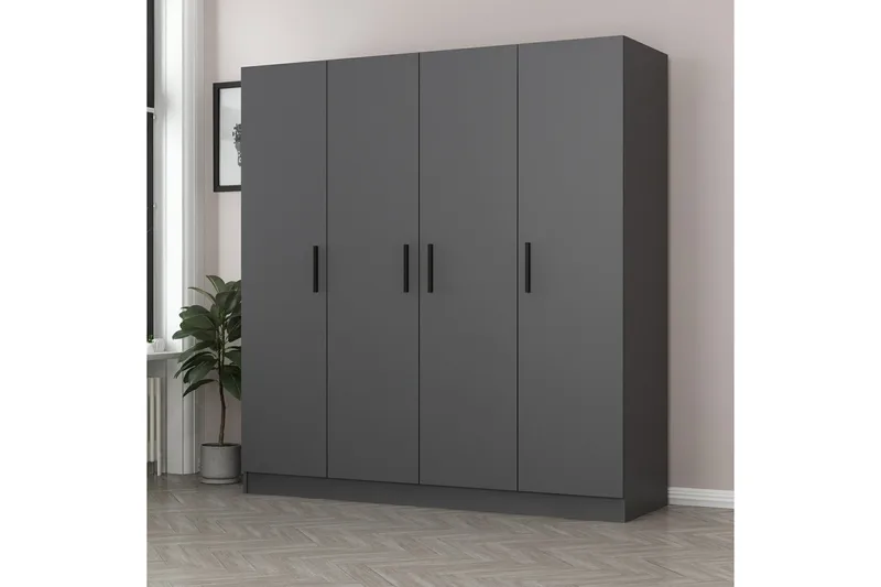 Fruitland Garderob 180 cm, Antracit