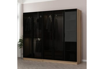 Fruitland Garderob 225 cm, Brun