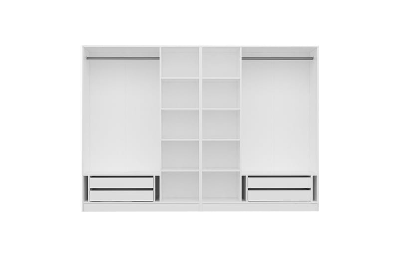 Fruitland Garderob 225 cm - Vit - Products - Förvaring - Garderober & garderobssystem - Garderobsskåp