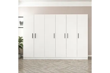 Fruitland Garderob 270 cm, Vit