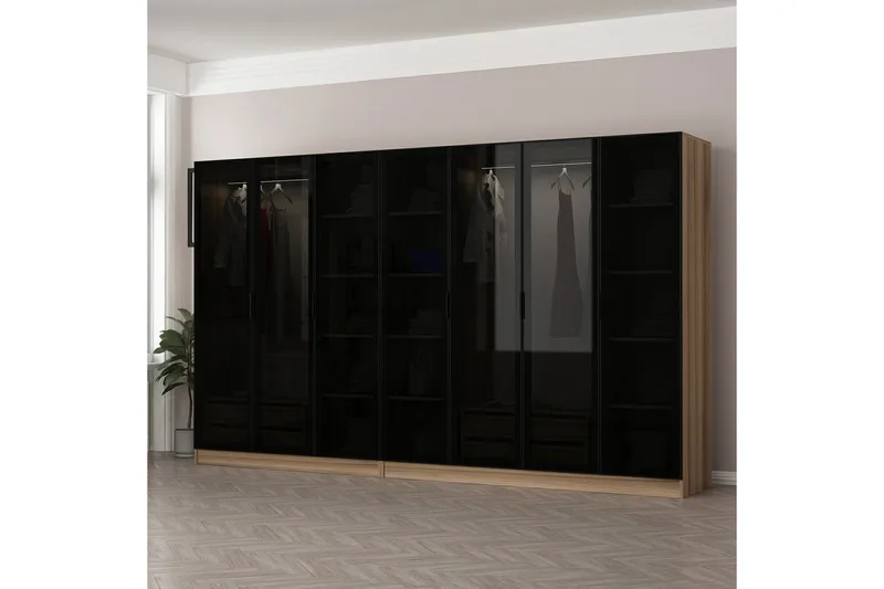 Fruitland Garderob 315 cm, Ek