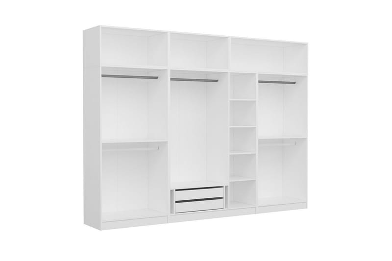 Fruitland Garderob 315x255 cm - Vit - Products - Förvaring - Garderober & garderobssystem - Garderobsskåp