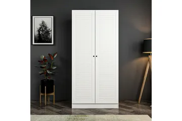 Fruitland Garderob 90 cm - Vit - Products - Förvaring - Garderober & garderobssystem - Garderobsskåp