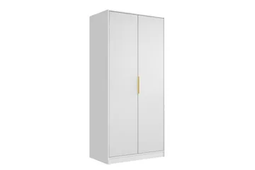 Gudelia Garderob 102x216 cm - Grå - Products - Förvaring - Garderober & garderobssystem - Garderobsskåp