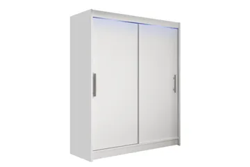 Leila Garderob 150x200 cm - Vit - Products - Förvaring - Garderober & garderobssystem - Garderobsskåp