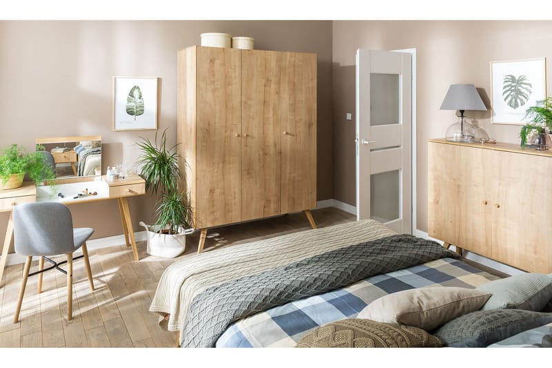 Nature Garderob Natur/Vit - VOX - Products - Förvaring - Garderober & garderobssystem - Garderobsskåp