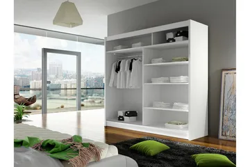 Prag Garderob 180x215 cm - Svart - Products - Förvaring - Garderober & garderobssystem - Garderobsskåp