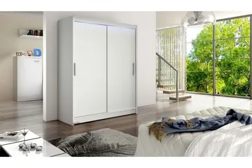 Westa Garderob 150x58x200 cm - Vit - Products - Förvaring - Garderober & garderobssystem - Garderobsskåp