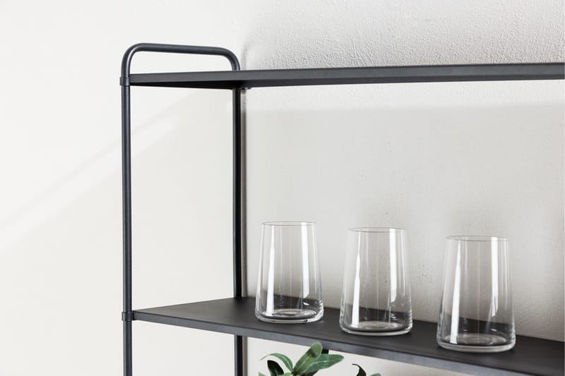 Lyon Tallrikshylla 122x18 cm - Svart - Products - Förvaring - Hylla - Förvaringshylla - Tallrikshylla