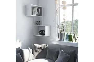 Homitis Bokhylla - Vit - Products - Förvaring - Hylla - Hörnhylla