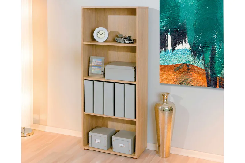 Imhilde Bokhylla 60x145 cm - Ljus Ek - Products - Förvaring - Hylla - Bokhylla