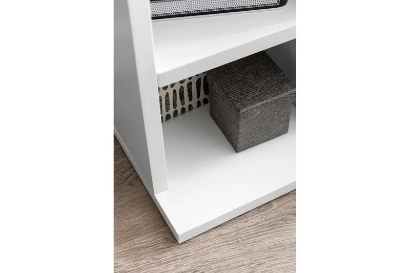 Stående hylla Wohnling Melaminbelagd spånskiva bokförvaring modern - Products - Förvaring - Hylla - Bokhylla