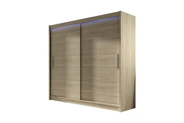 Prag Garderob 180x57x215 cm - Beige - Products - Förvaring - Garderober & garderobssystem