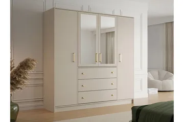 Retro Garderob m. Spegel 196x200 cm - Products - Förvaring - Garderober & garderobssystem