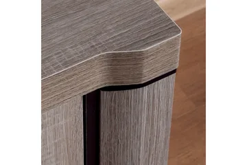 Dallas Vitrinskåp 58x43,5x192 cm - Grå/Vit - Products - Förvaring - Skåp - Vitrinskåp