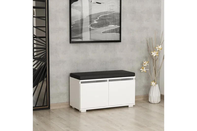 Drago Skoskåp 80 cm - Vit - Products - Förvaring - Skåp - Förvaringsskåp