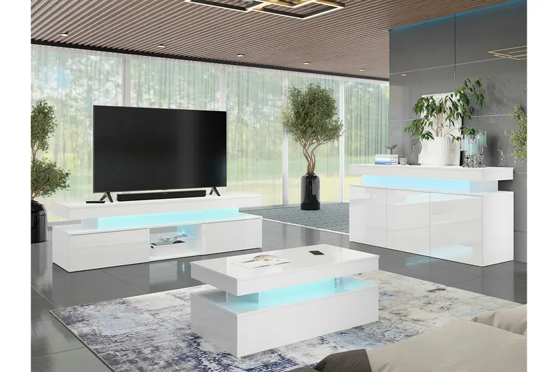 Glenndale Highboard - Vit - Products - Förvaring - Skåp - Förvaringsskåp