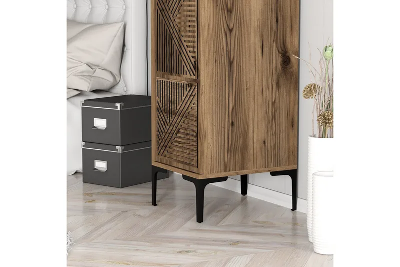 Kumsal Garderob 40 cm - Valnöt - Products - Förvaring - Skåp - Förvaringsskåp