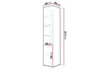 Rauk Highboard - Grå - Products - Förvaring - Skåp - Förvaringsskåp