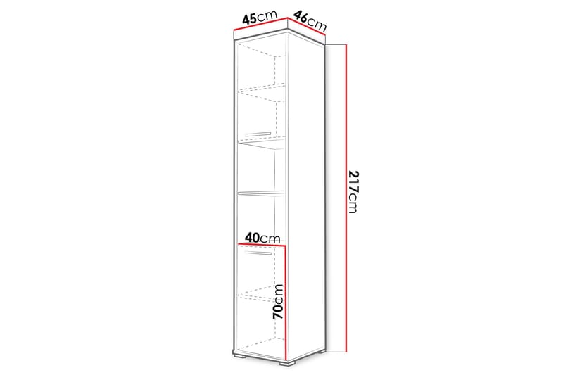 Rauk Highboard - Grå - Products - Förvaring - Skåp - Förvaringsskåp