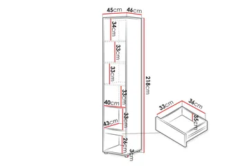 Rauk Highboard - Vit - Products - Förvaring - Skåp - Förvaringsskåp